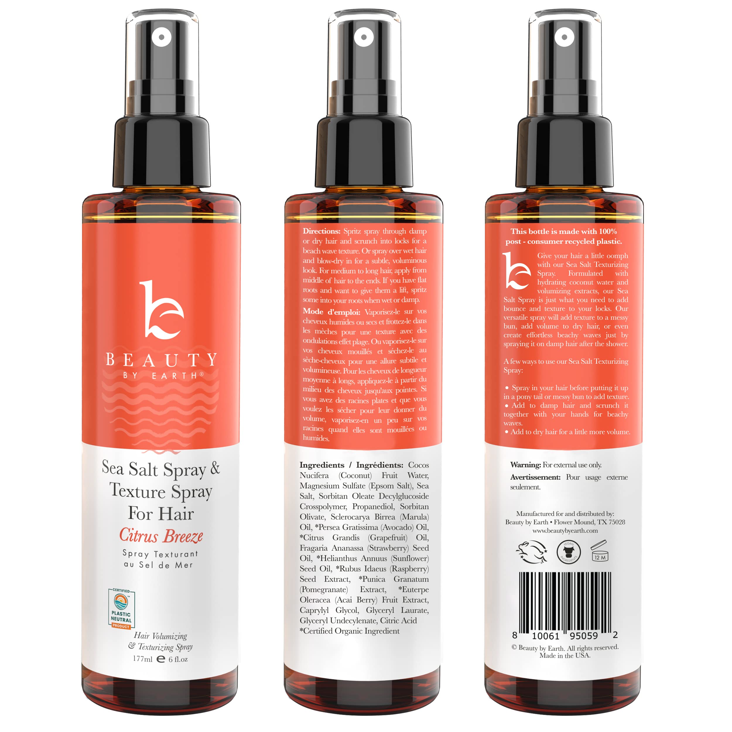 Beauty by Earth: añade volumen y textura para cabello fino y medio.