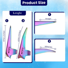 Beauty & Crafts curved ring picking around hair speeds sectioning for faster styling.