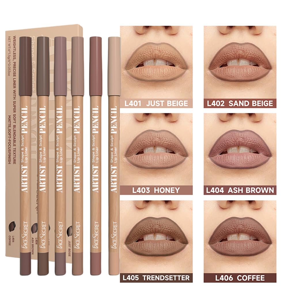 Beauty Glazed lip liner close-up shows smooth glide and precise edges.