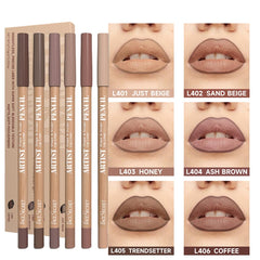 Beauty Glazed lip liner close-up shows smooth glide and precise edges.