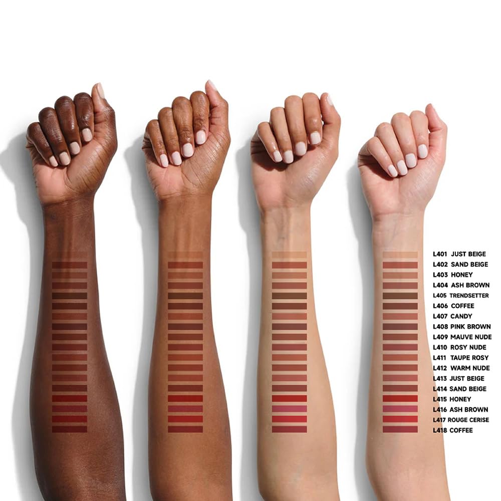 Beauty Glazed Nude Pink Set long-lasting pigment stays put.