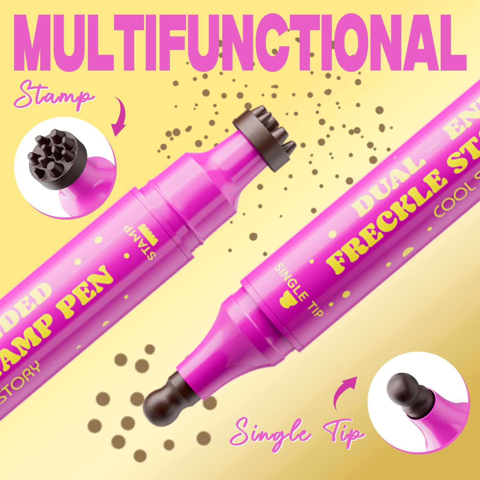 Beauty Glazed vegan cruelty-free freckle pen is gentle on sensitive skin.