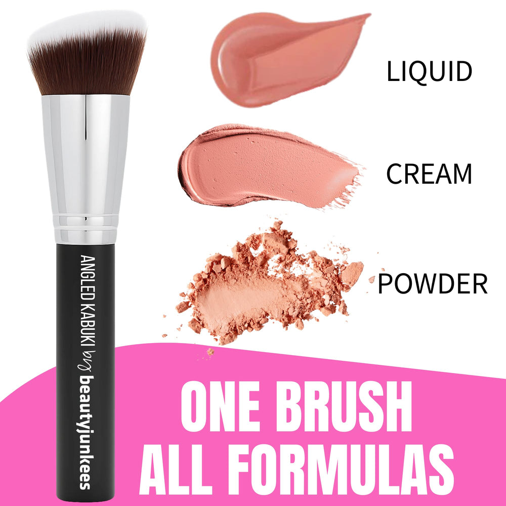 Beauty Junkees multi-formula brush for liquid, cream, and powder makeup