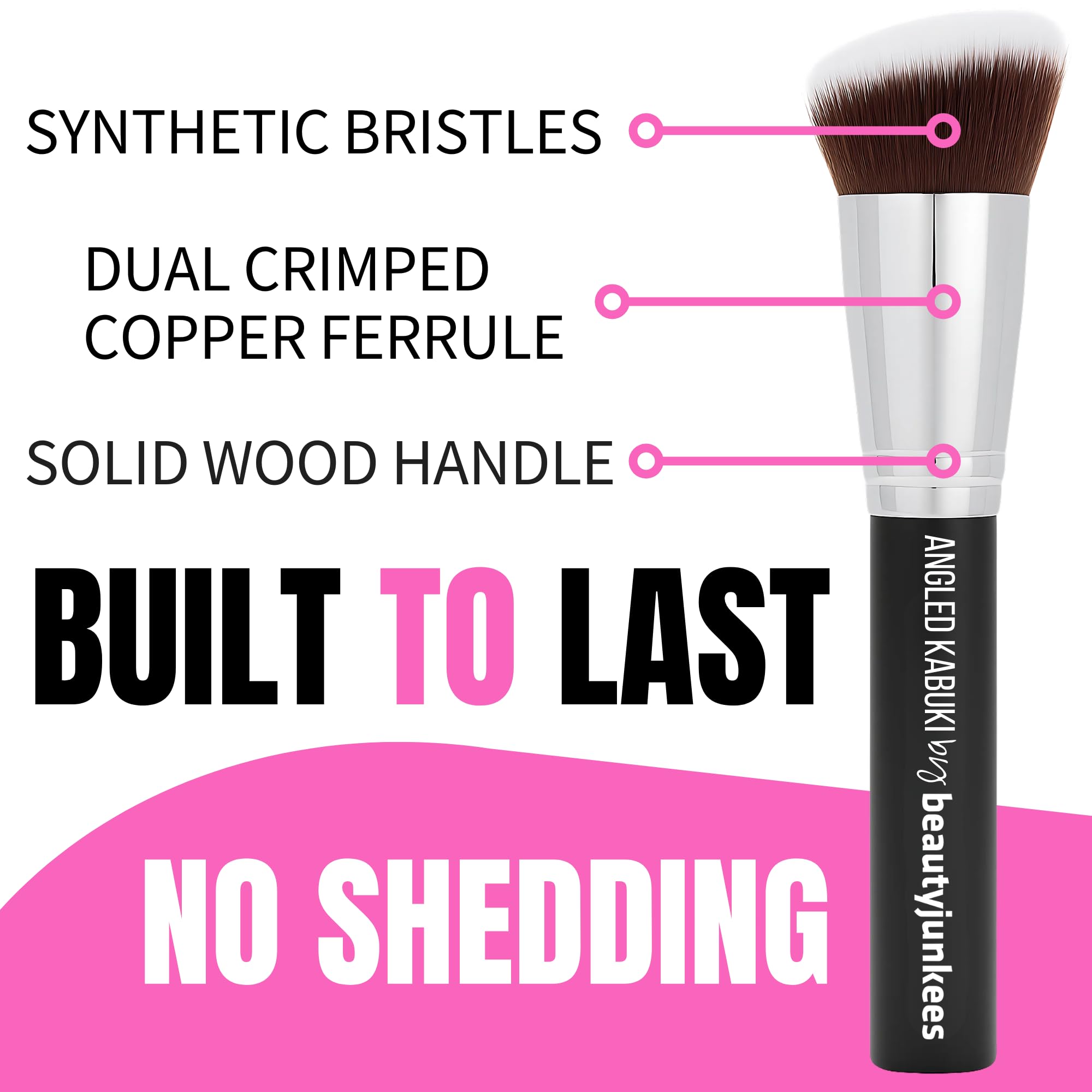 Beauty Junkees buildable coverage brush enables subtle to dramatic contour