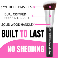 Beauty Junkees buildable coverage brush enables subtle to dramatic contour