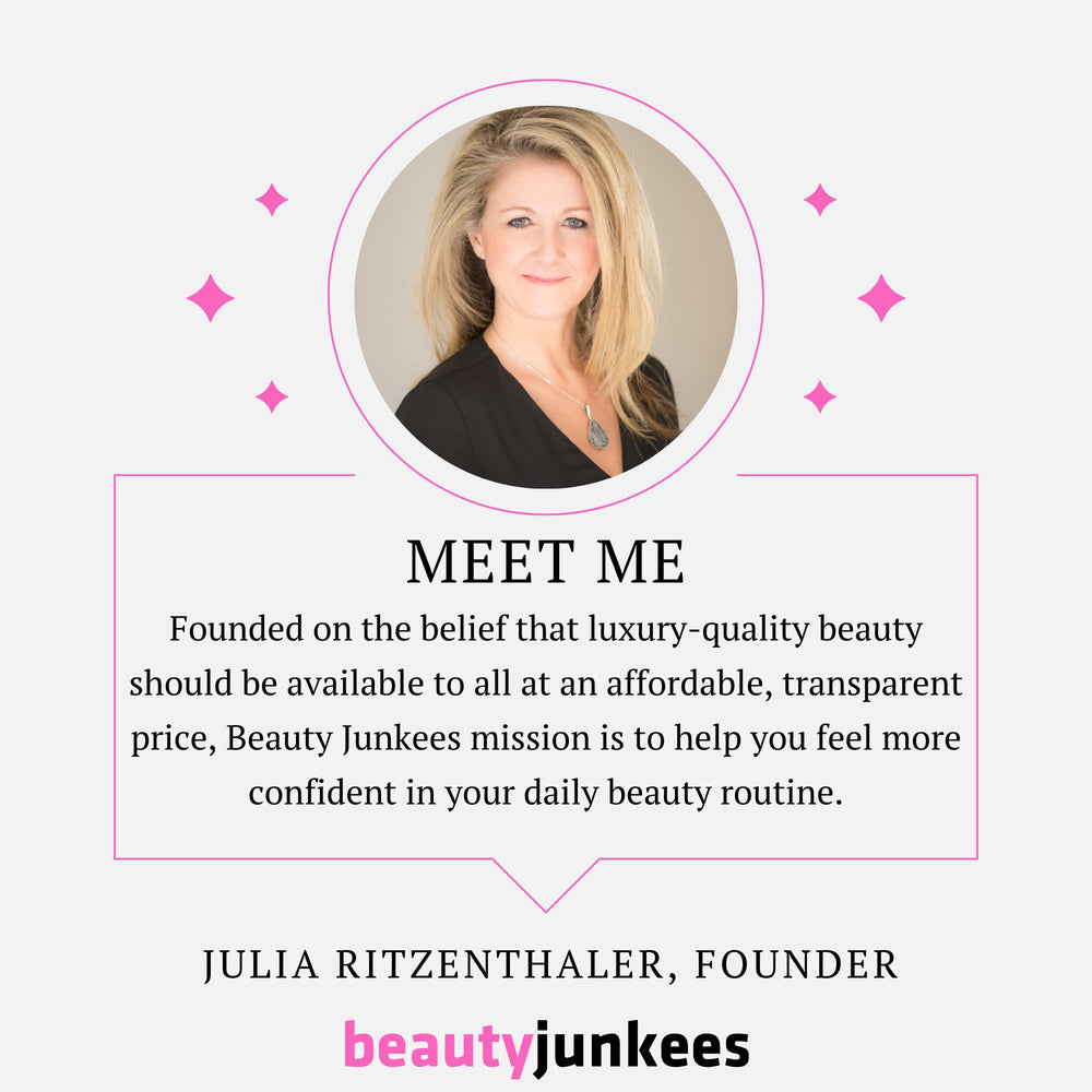 Beauty Junkees comfortable handle and balance for steady application