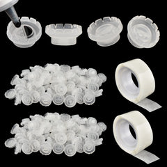 Beauty Junko Pro lash glue ring cup with two slots for efficient fanning