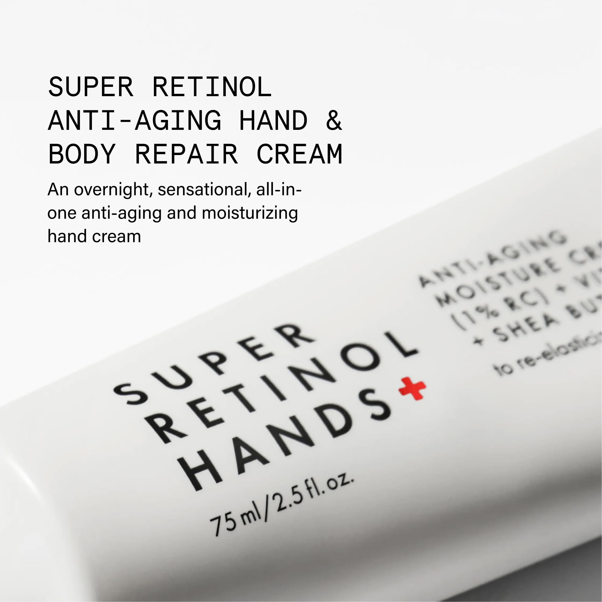 Beauty Pie hand cream texture swatch showcases creamy, smooth application.