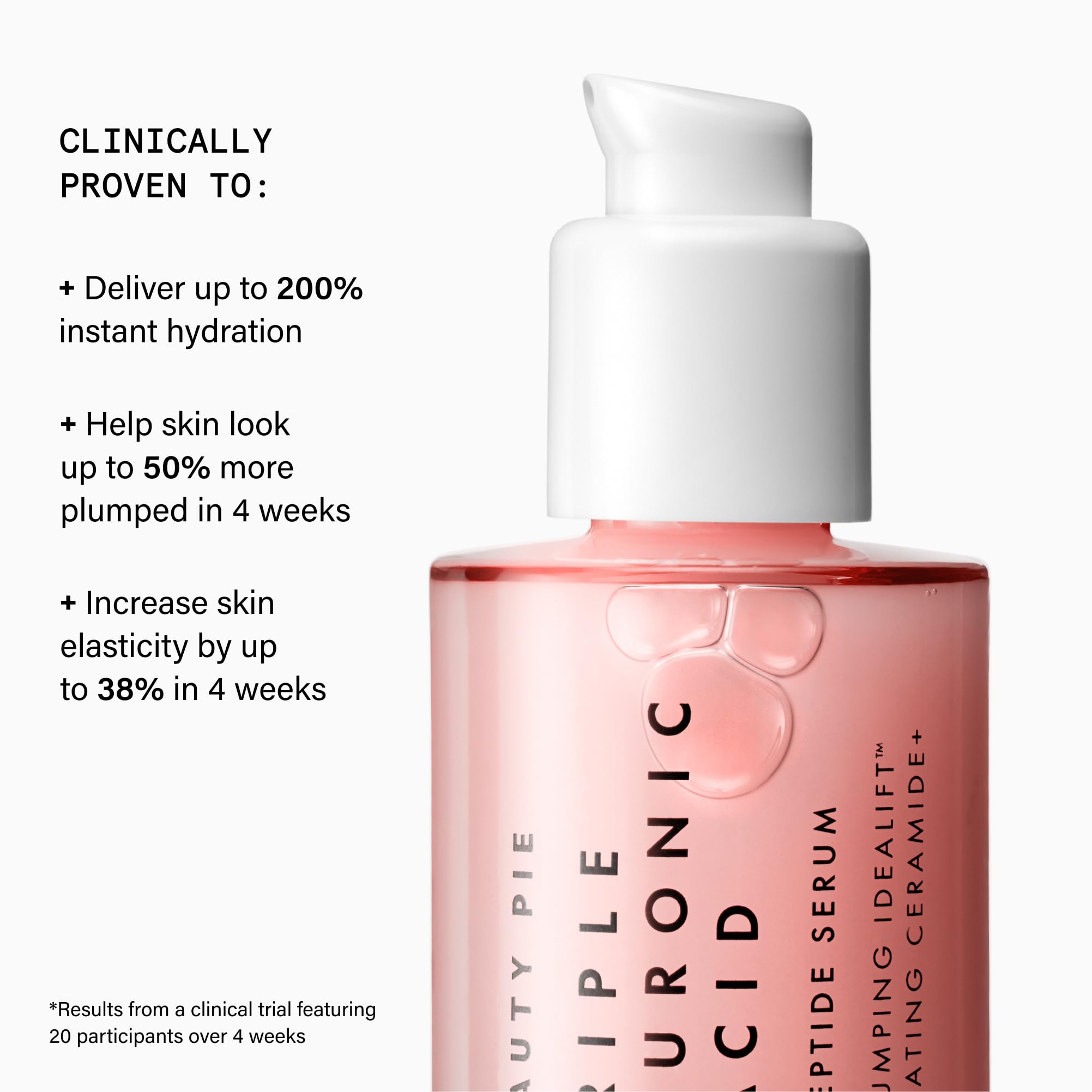 Beauty Pie packaging close-up underscores lightweight, non-greasy feel.