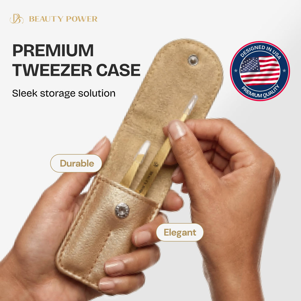 Beauty Power facial hair grooming tweezers suitable for both men and women.