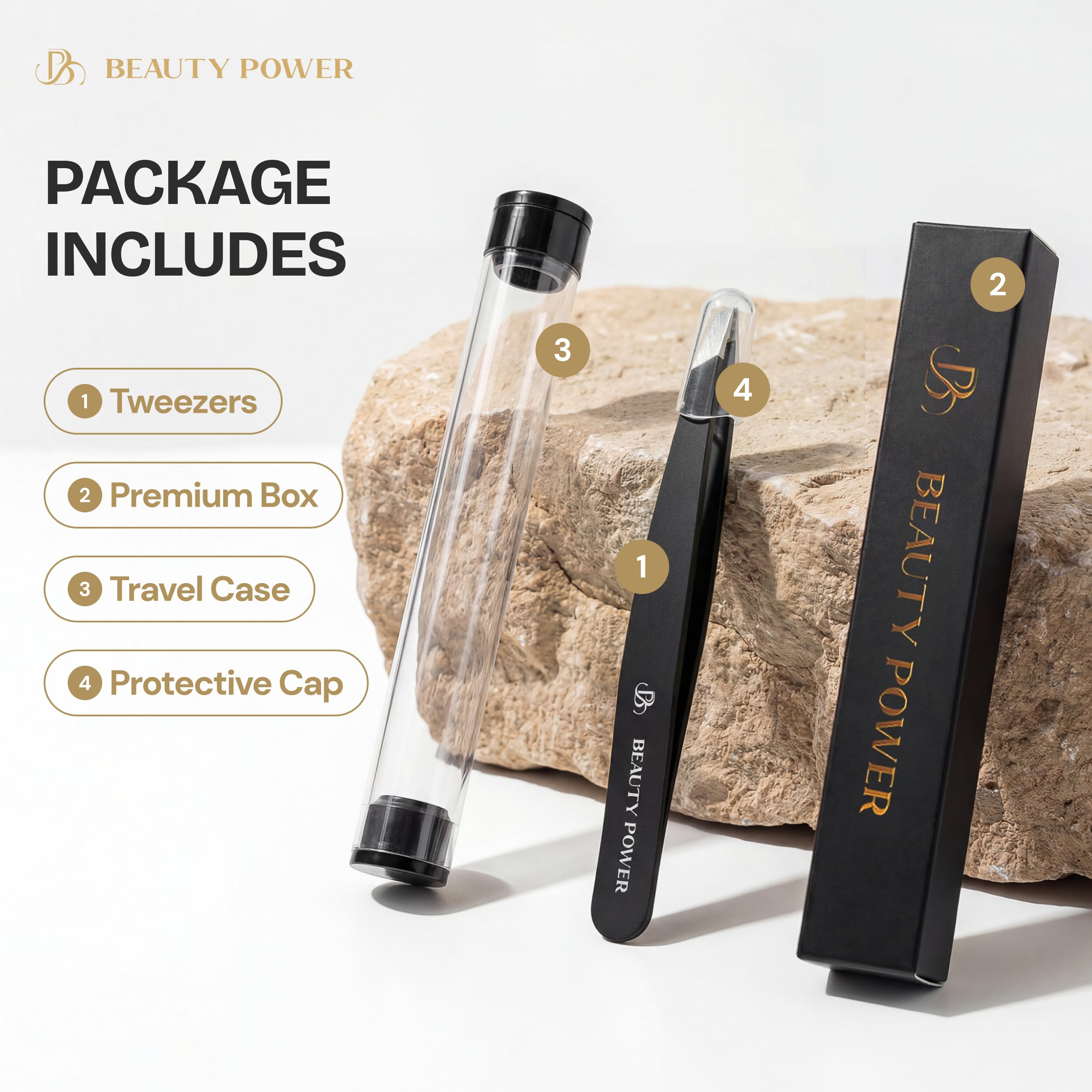 Beauty Power travel case included for organized on-the-go grooming