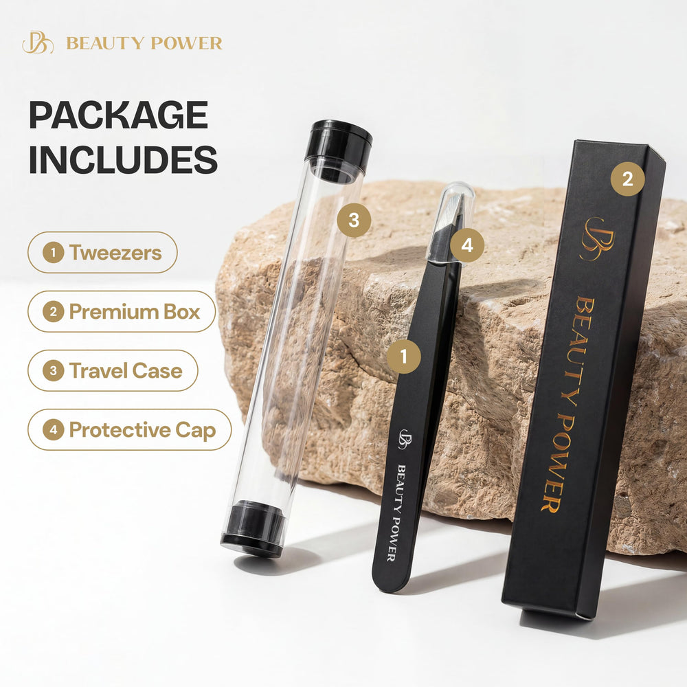 Beauty Power travel case included for organized on-the-go grooming