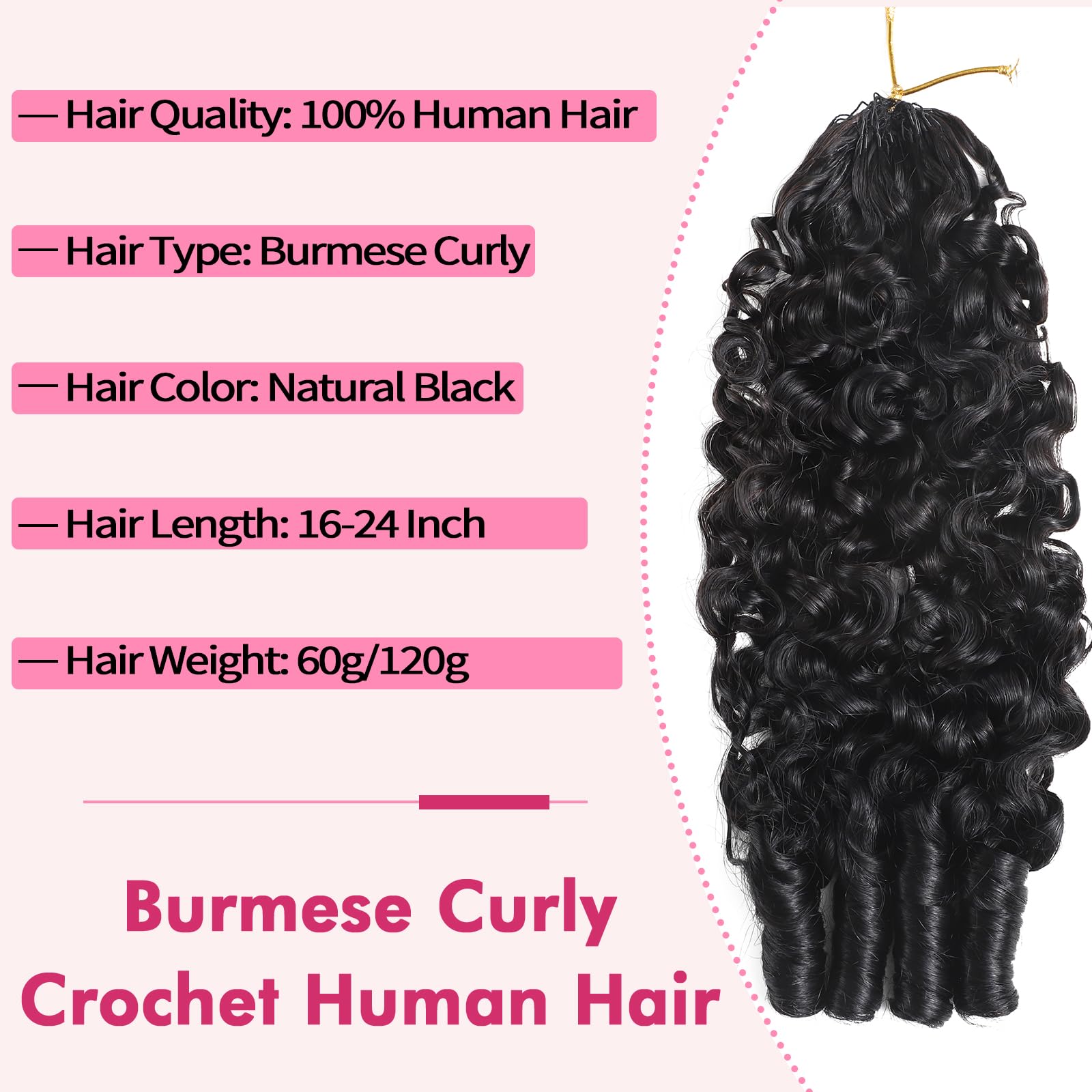 Beauty Queen full-head coverage with 60g or 120g packs for versatile styling.