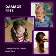 Beauty Town hair tie rubber bands ideal for braids and updos.
