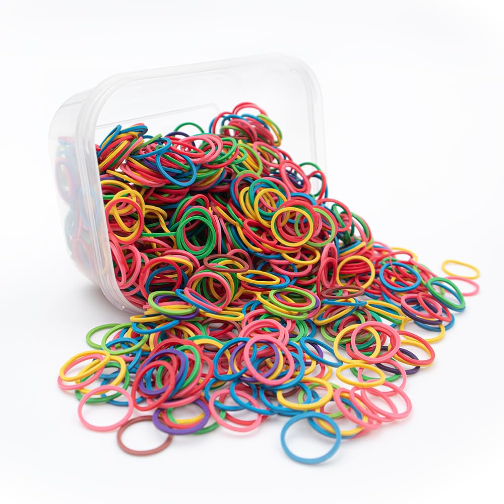Beauty Town hair tie rubber bands with soft elastic for gentle daily wear.