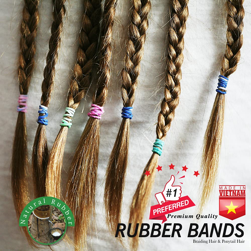 Beauty Town hair tie rubber bands suit all ages and hair types.