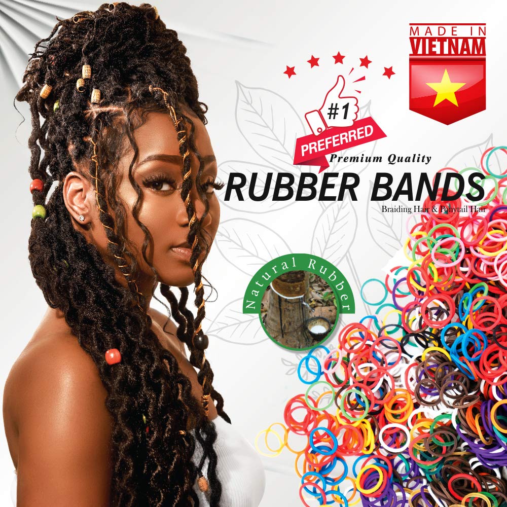 Beauty Town toddler-friendly bands gentle on delicate hair.