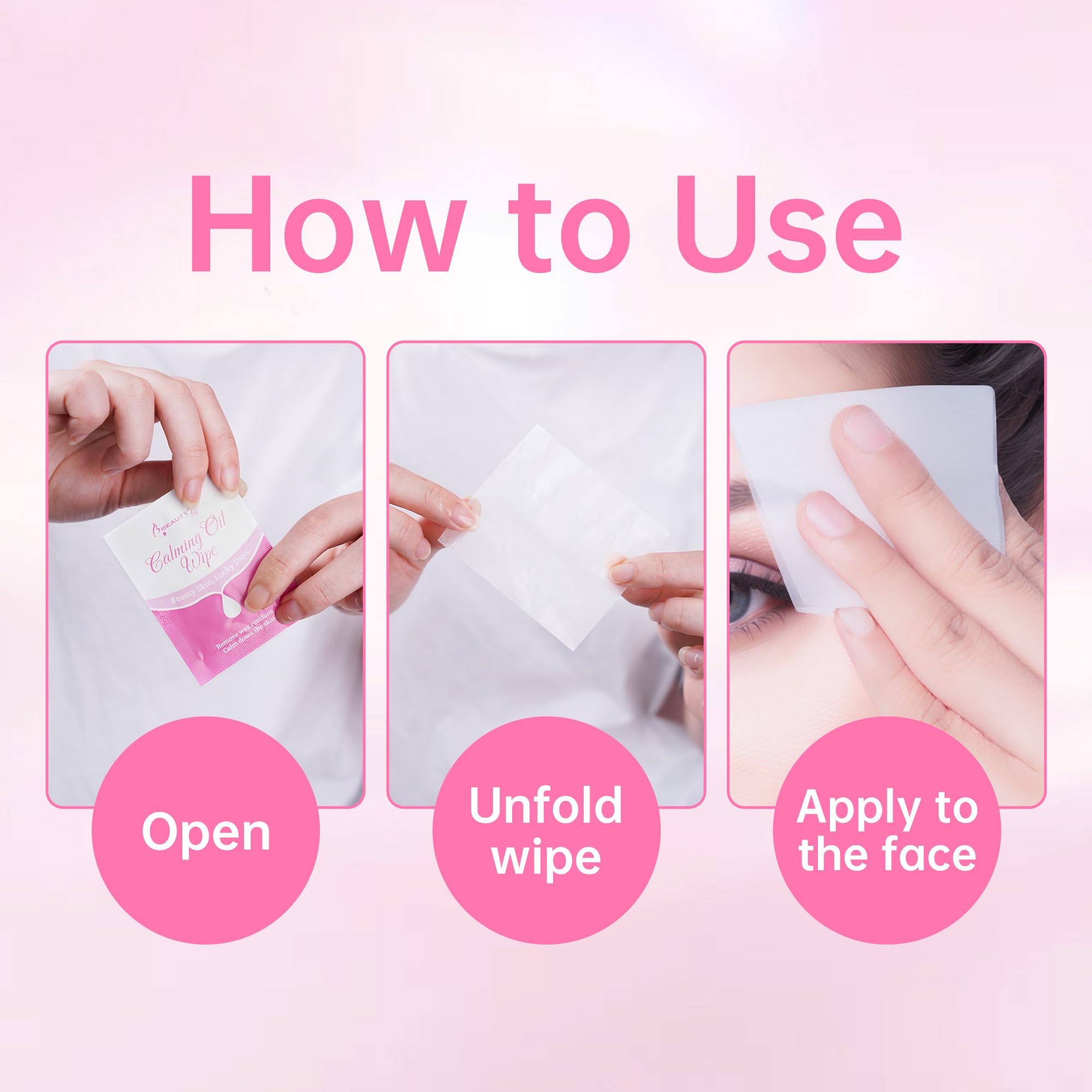 Beauty7 packaging reveals 30-count refill pack for long-term post-wax relief.