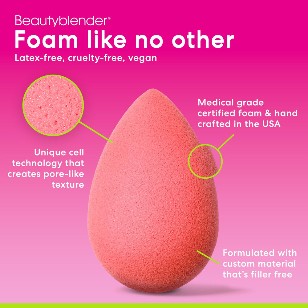 Beautyblender Beautyblusher Cheeky made in USA, vegan and cruelty-free.