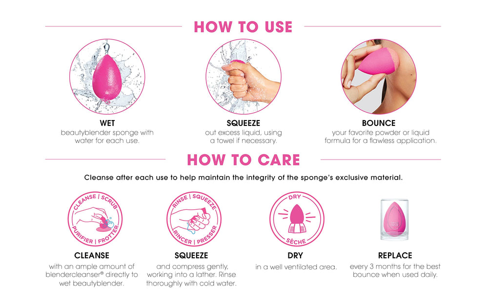 Beautyblender Blendercleanser vegan, paraben- and sulfate-free for conscious care.