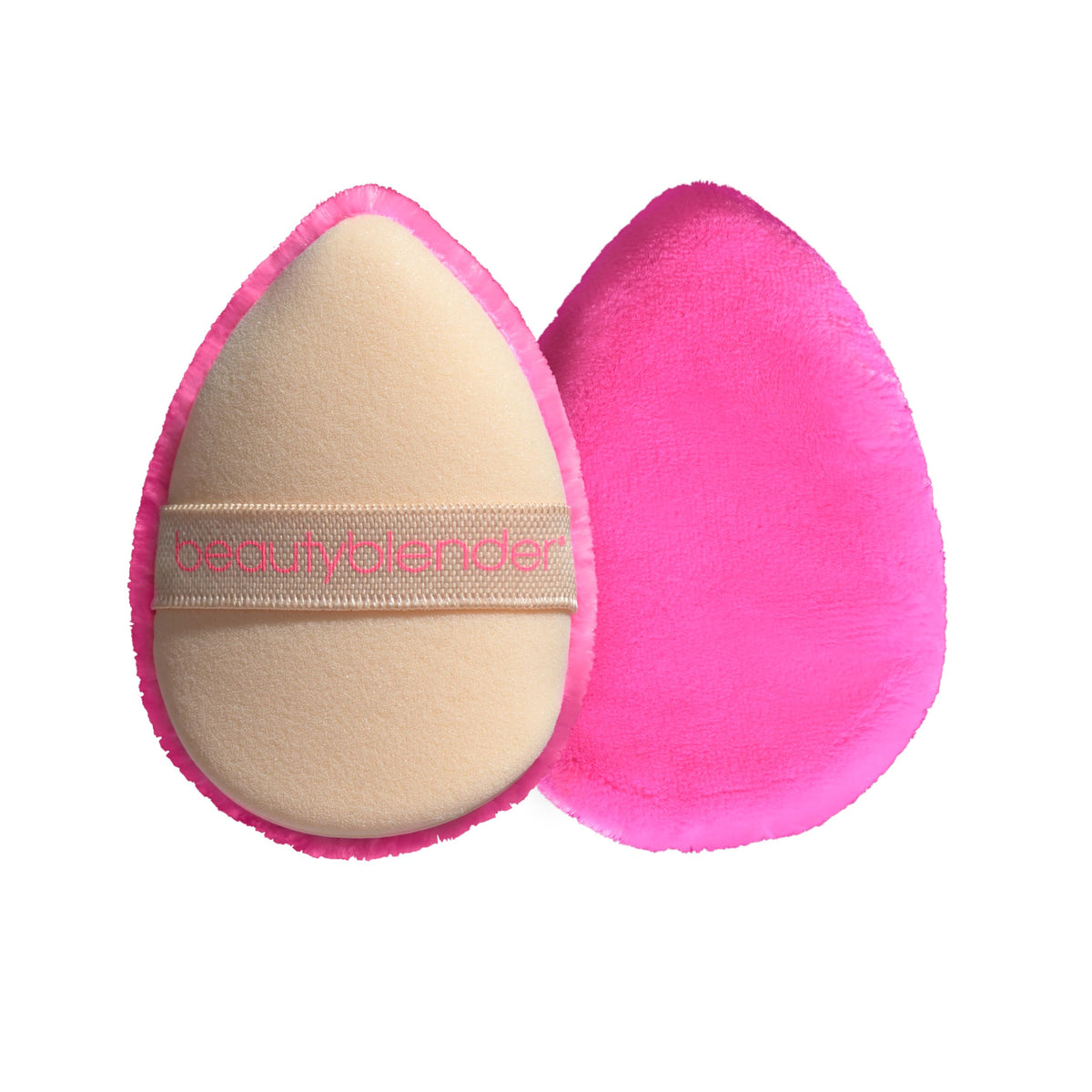Beautyblender Pocket Puff compact powder-dispense for precise application on the go.
