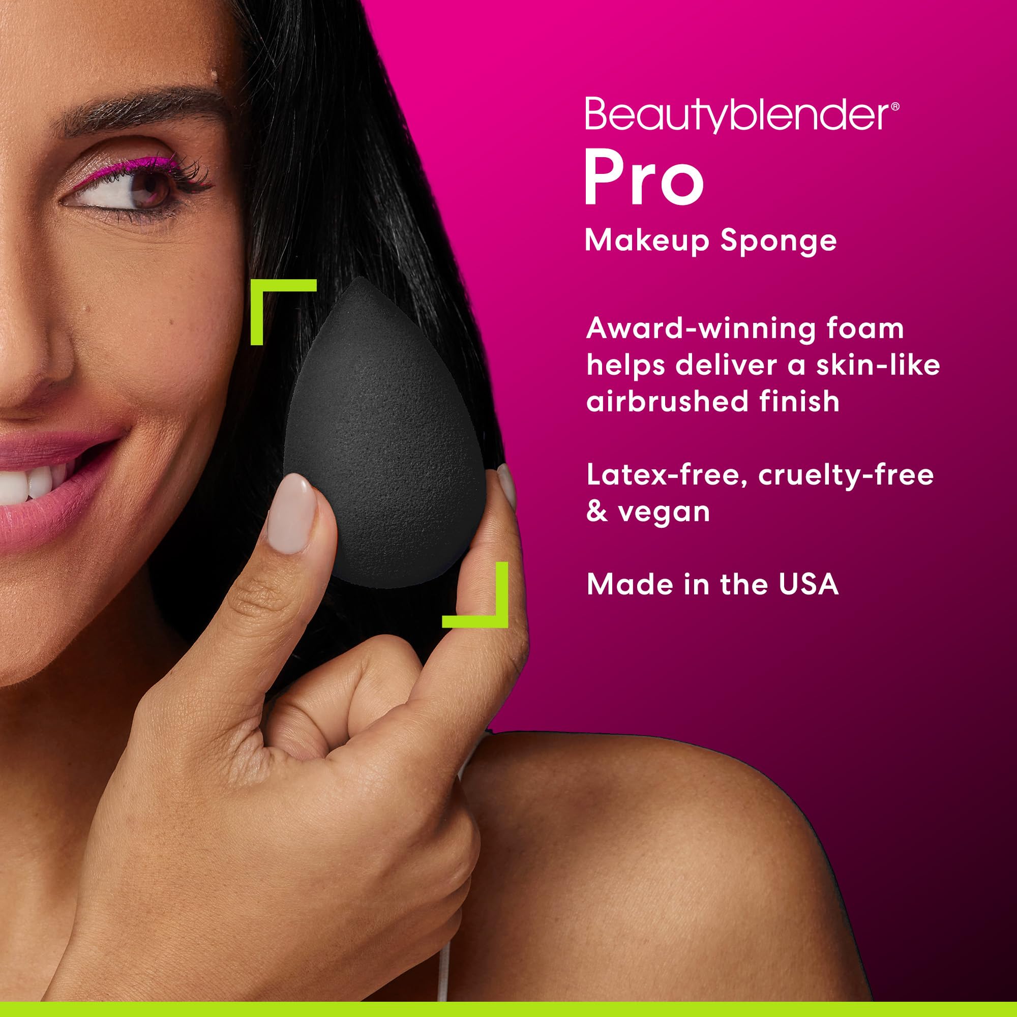 Beautyblender Pro contoured tip for precise blending