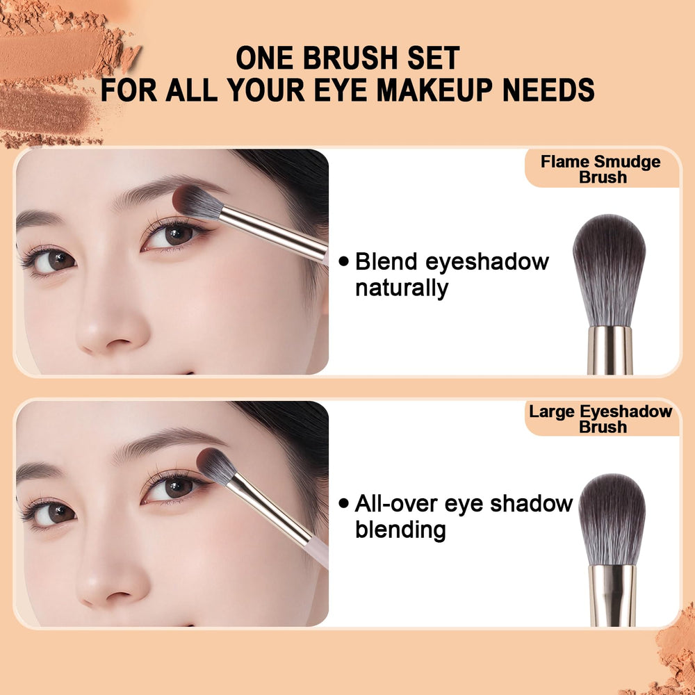 BeautyFactor flame-smudge brush for outer corner work.