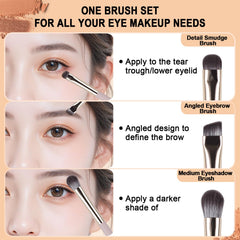 BeautyFactor small eyeshadow brush for detailing corners.