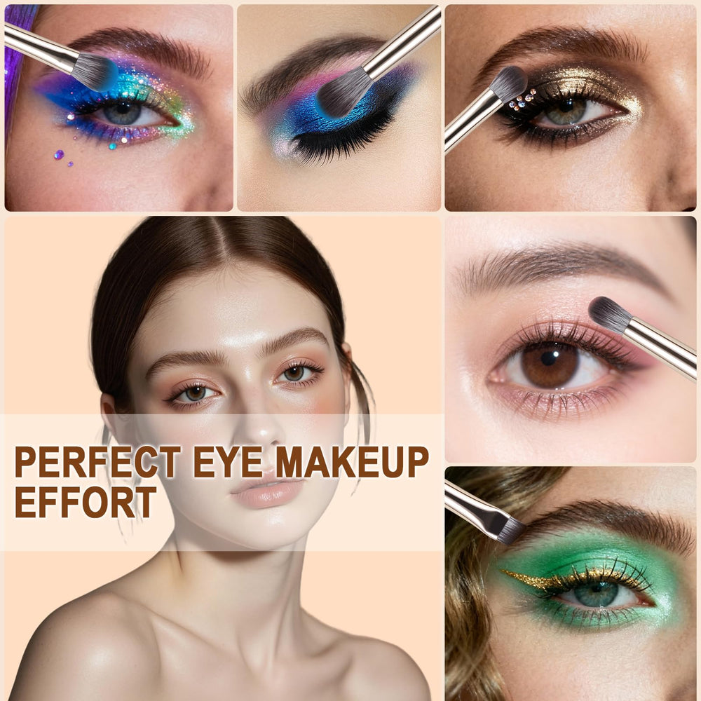 BeautyFactor ergonomic-handle brush offering comfortable grip for on-the-go touch-ups.