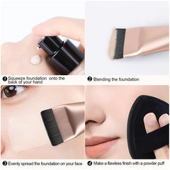 BEAUTYFACTOR liquid foundation brush for seamless blending and a flawless finish.