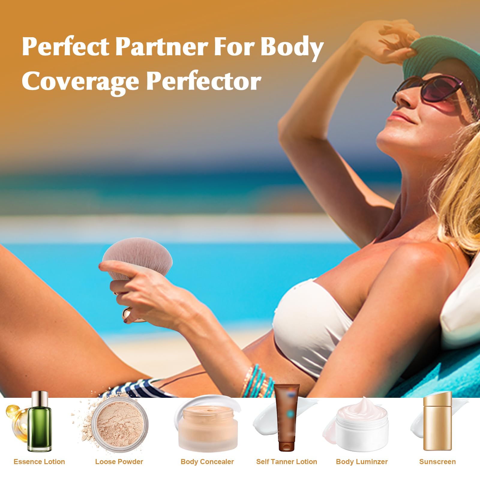 BEAUTYFACTOR luxurious gold-toned design adds style to your routine.
