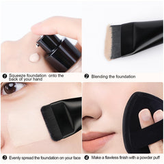 BEAUTYFACTOR makeup spatula tool for controlled product scooping and distribution