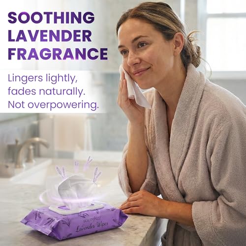 BeautyFrizz toallitas lavanda hidratación diaria sin grasa.