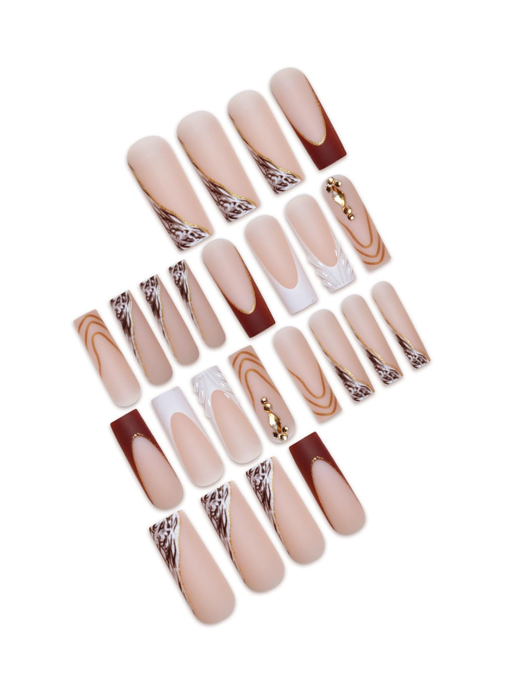 Beawth uñas autoadhesivas cubren total, acabado limpio perfecto