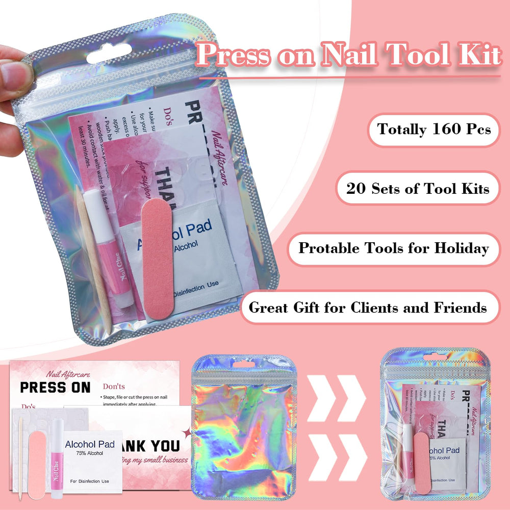 Bebbtiy disposable nail file kit ready for on-the-go manicures