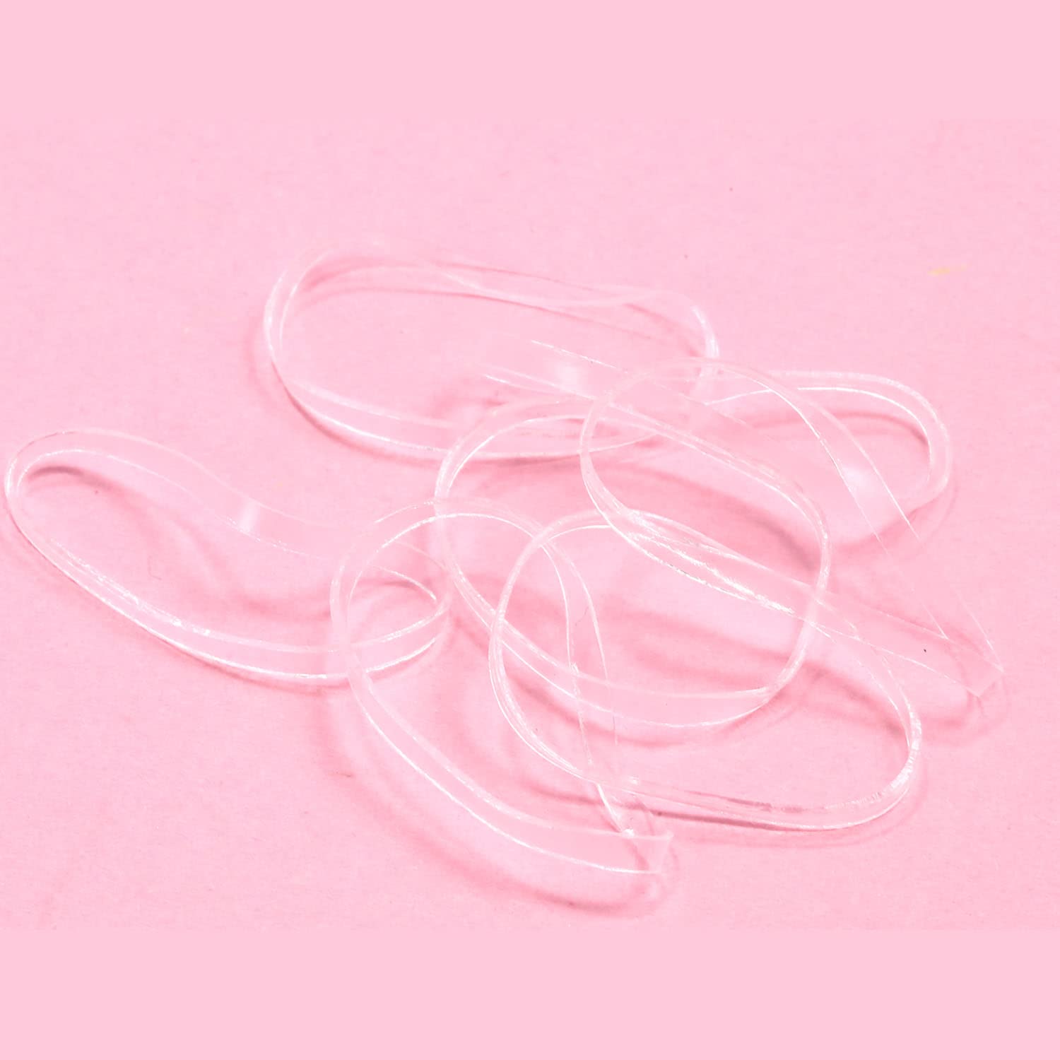 BEBEEPOO gomas claras para trenzas que mantienen la forma