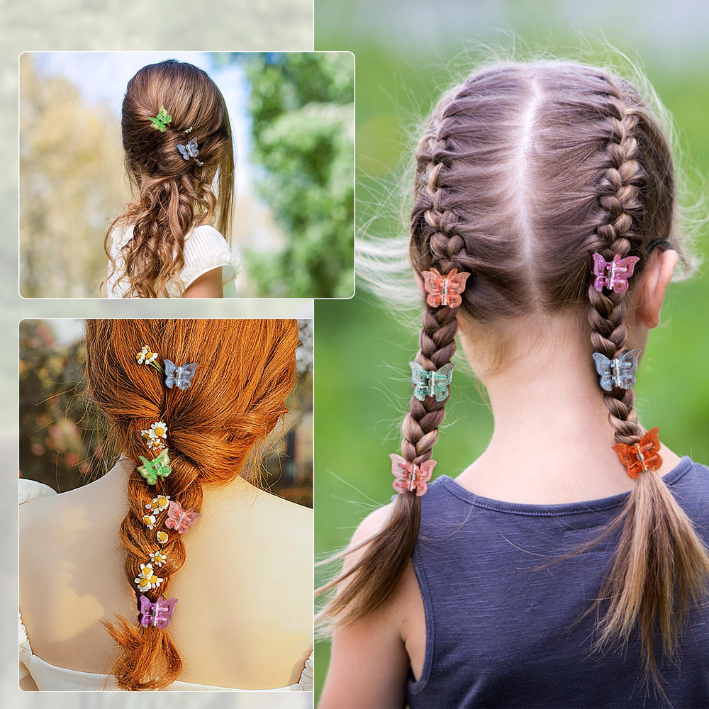 Pinza para cabello BEBEEPOO con muelle de metal, sujeción estable.