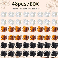 BEBEEPOO mini pinzas para pelo, tortuga trasera, uso cómodo para mechones.