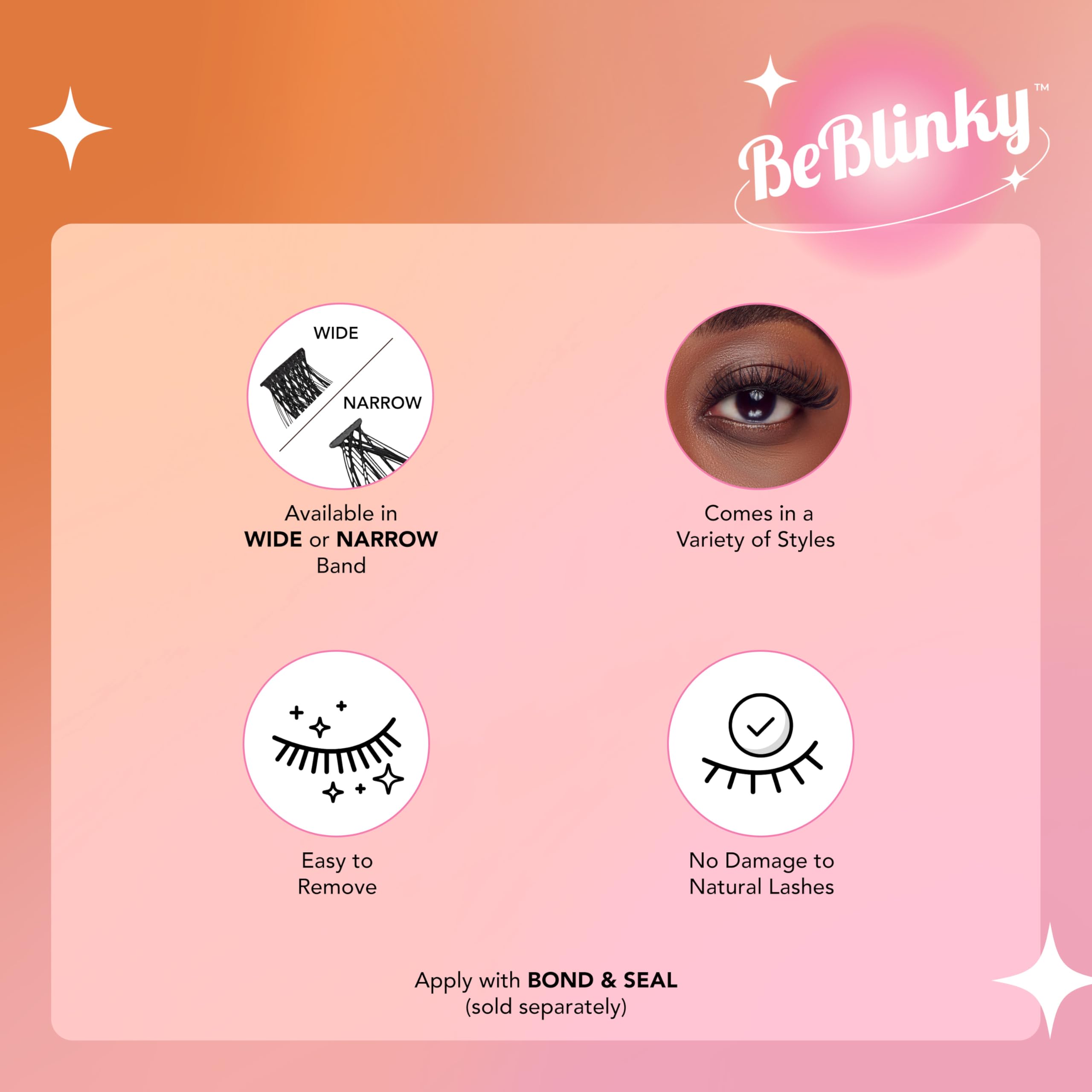 BeBlinky lightweight fibers provide comfortable wear all day.
