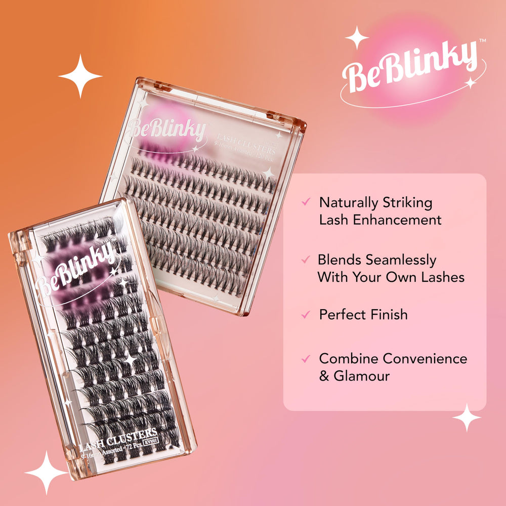 BeBlinky lashes blend with natural lashes for a soft, everyday look.
