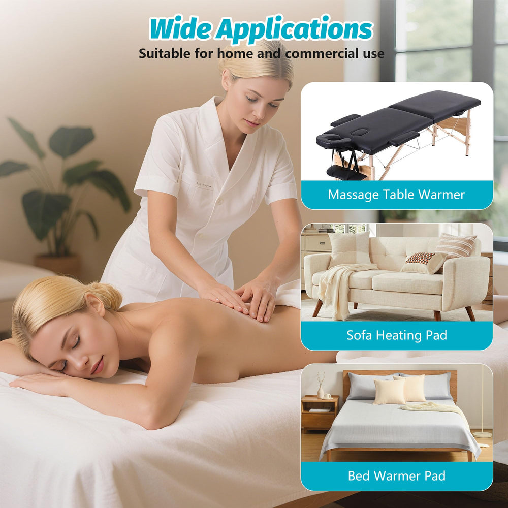 BECALIN digital controller display highlights 9 heat levels for personalized warmth.