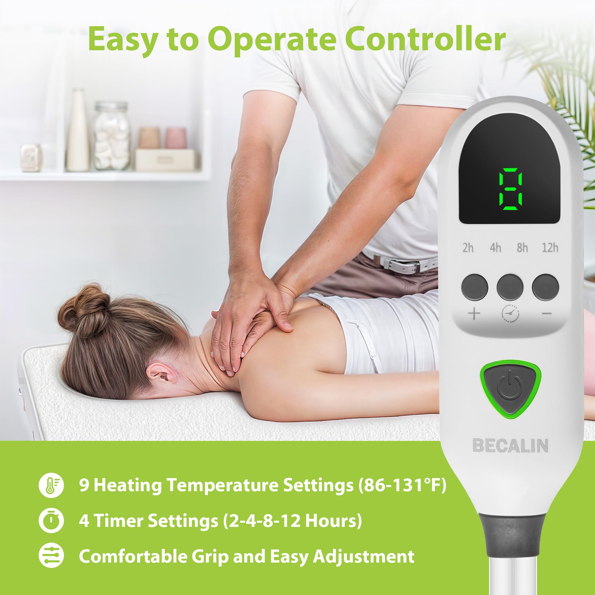 BECALIN digital timer control for precise session planning
