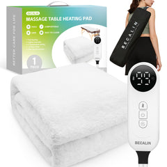 BECALIN massage table warmer front view provides steady warmth for spa sessions.
