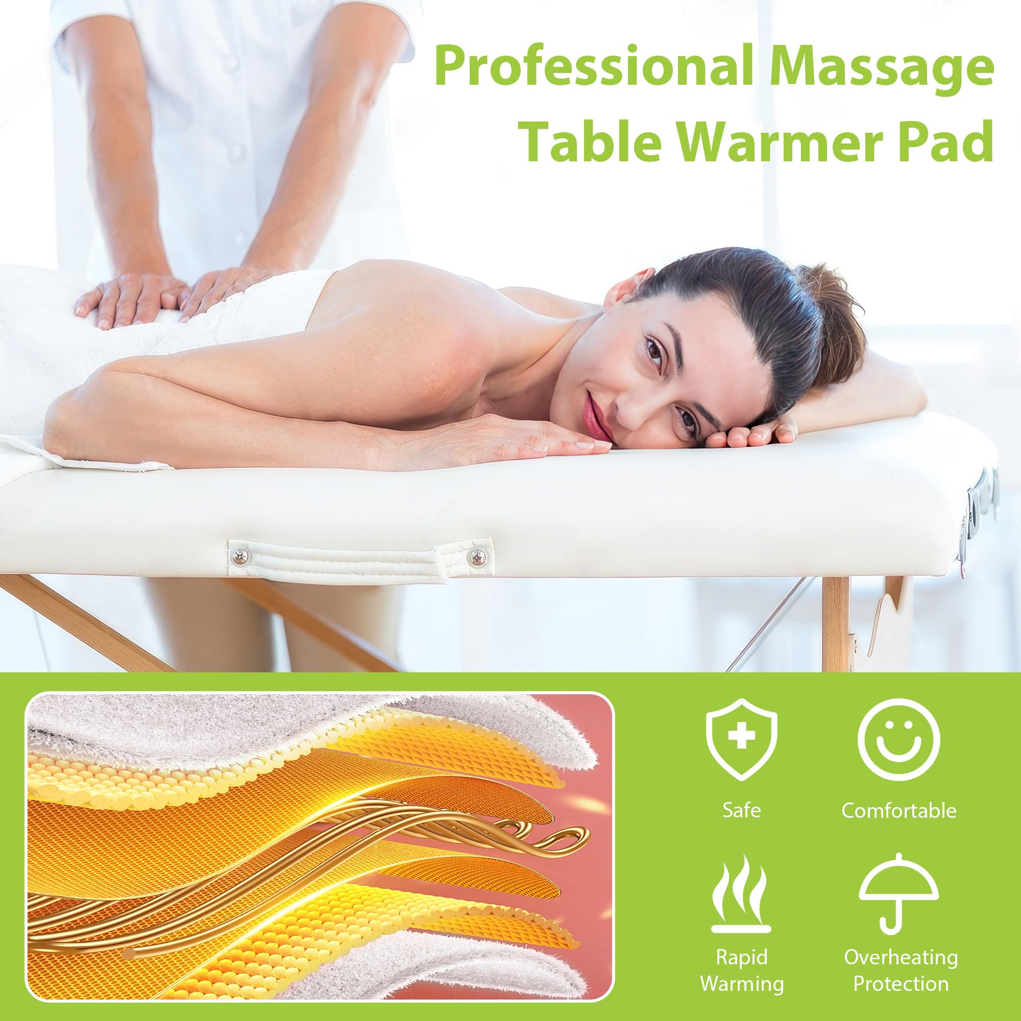 BECALIN nine heat level settings offer customizable warmth for clients.