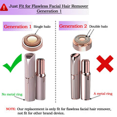 BECHY rose gold-plated replacement head for hypoallergenic use