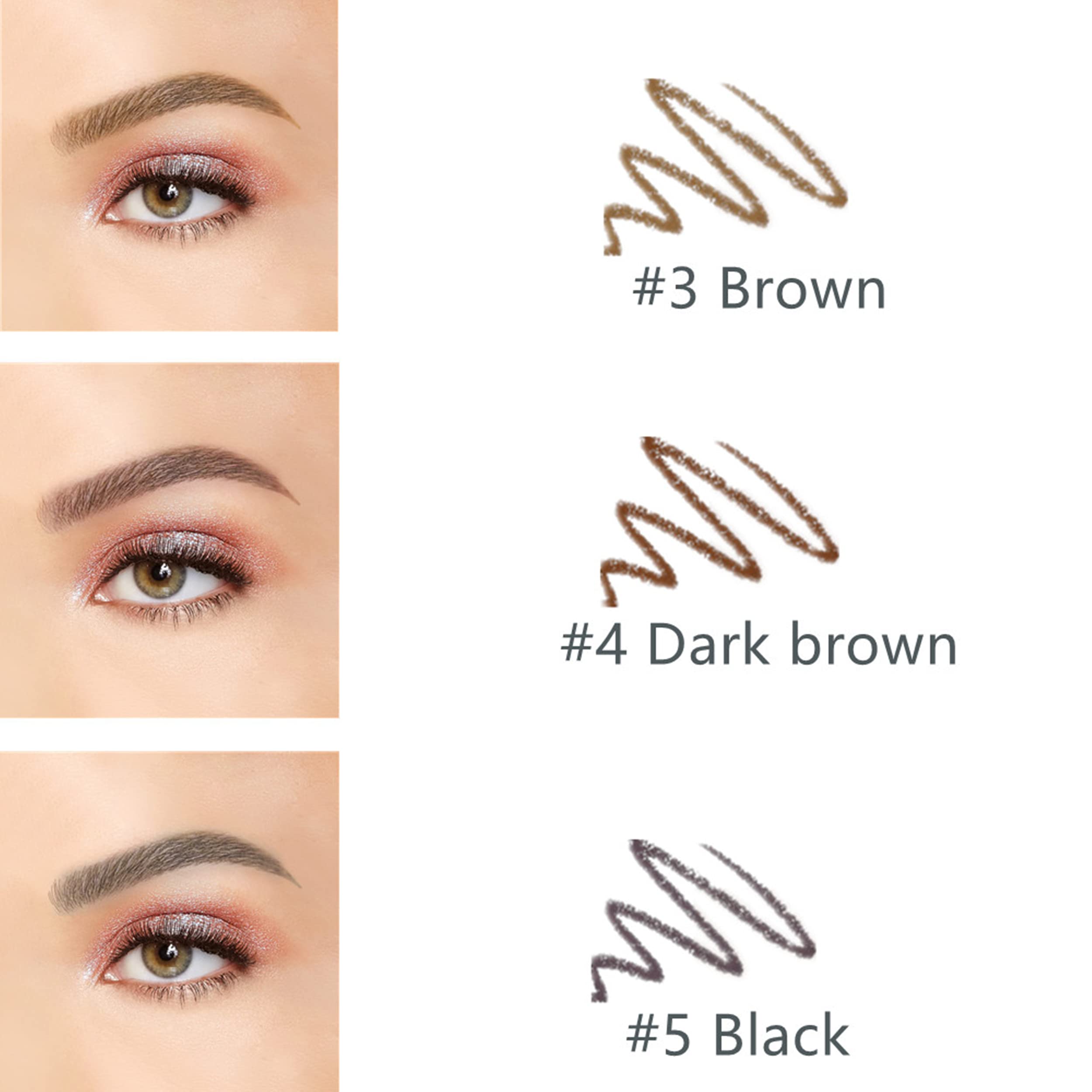 BECHY waterproof longwear formula close-up highlighting smudge-resistant brow definition.