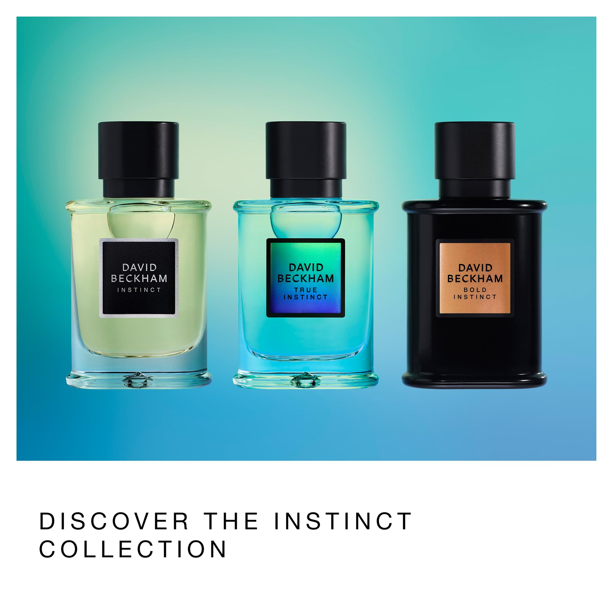 Beckham True Instinct packaging box with travel size presentation