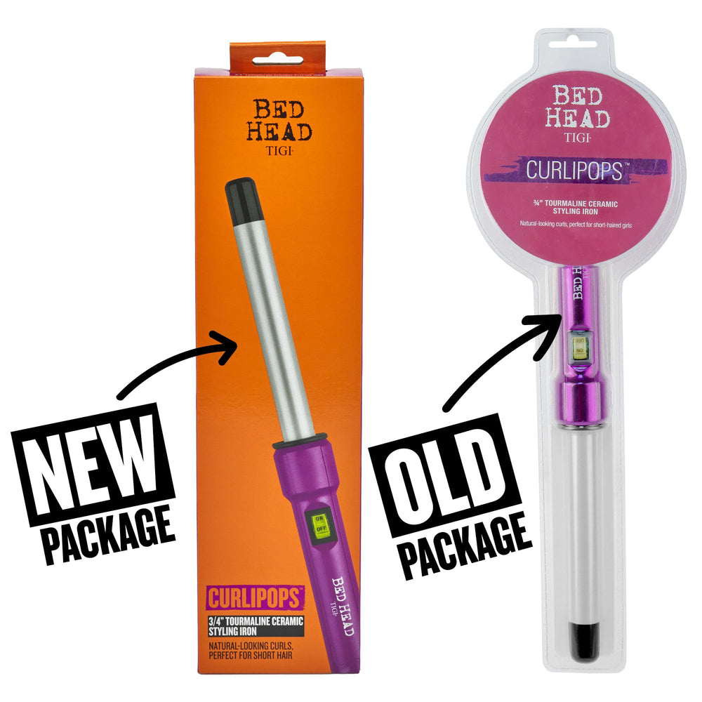 Bed Head Curlipops swivel cord improves maneuverability during styling.