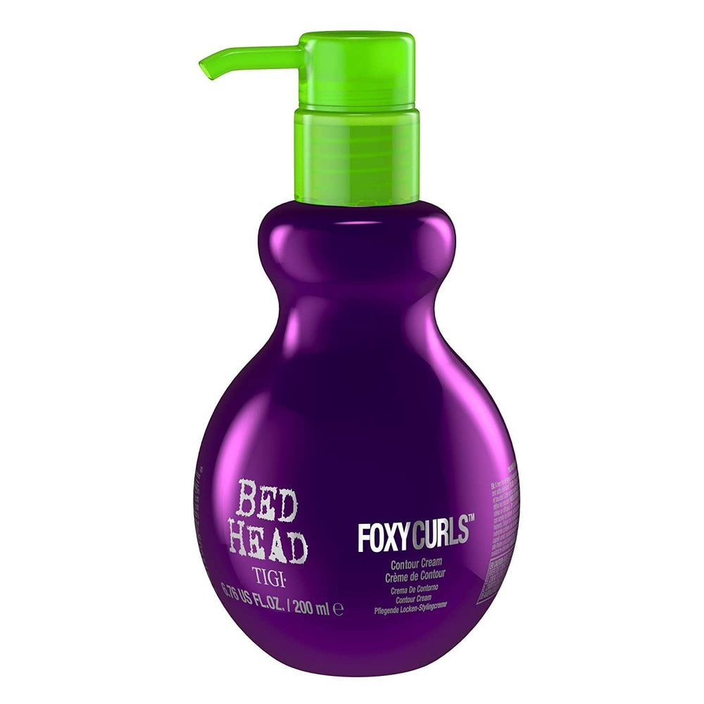 Bed Head Foxy Curls Contour Cream bottle showing lightweight curl definition and fragrance.