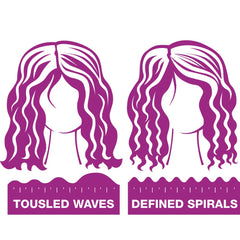 Bed Head Rock N Roller tourmaline ceramic coating for smooth, frizz-free shine